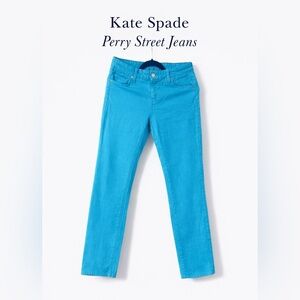 Kate Spade Perry Street Jeans Blue Size 27 Stretch Slim